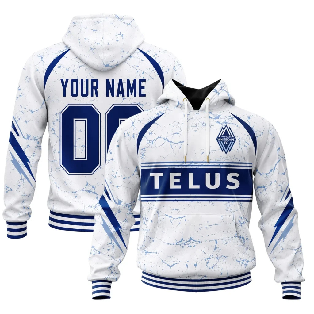 Vancouver Whitecaps Custom White Hoodie – Vibrant Fan Gear