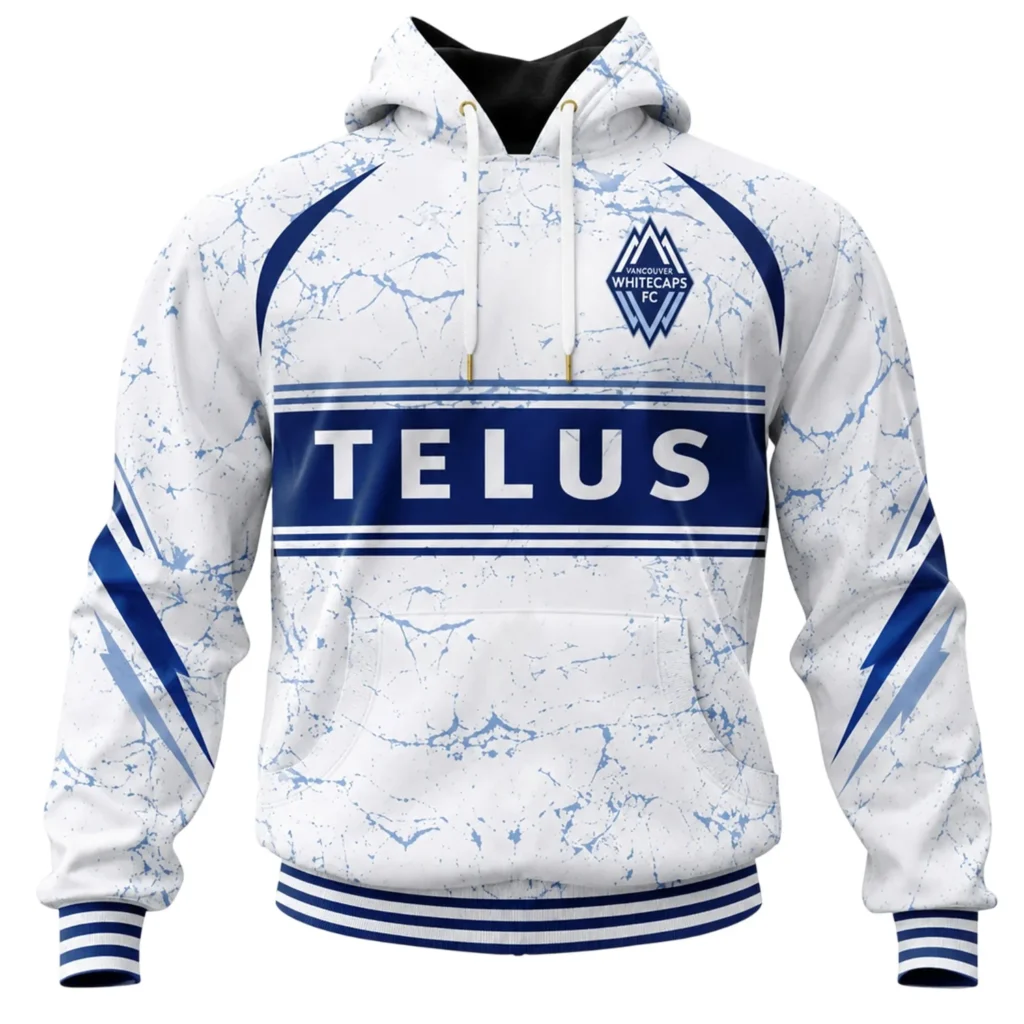 Vancouver Whitecaps Custom White Hoodie – Vibrant Fan Gear
