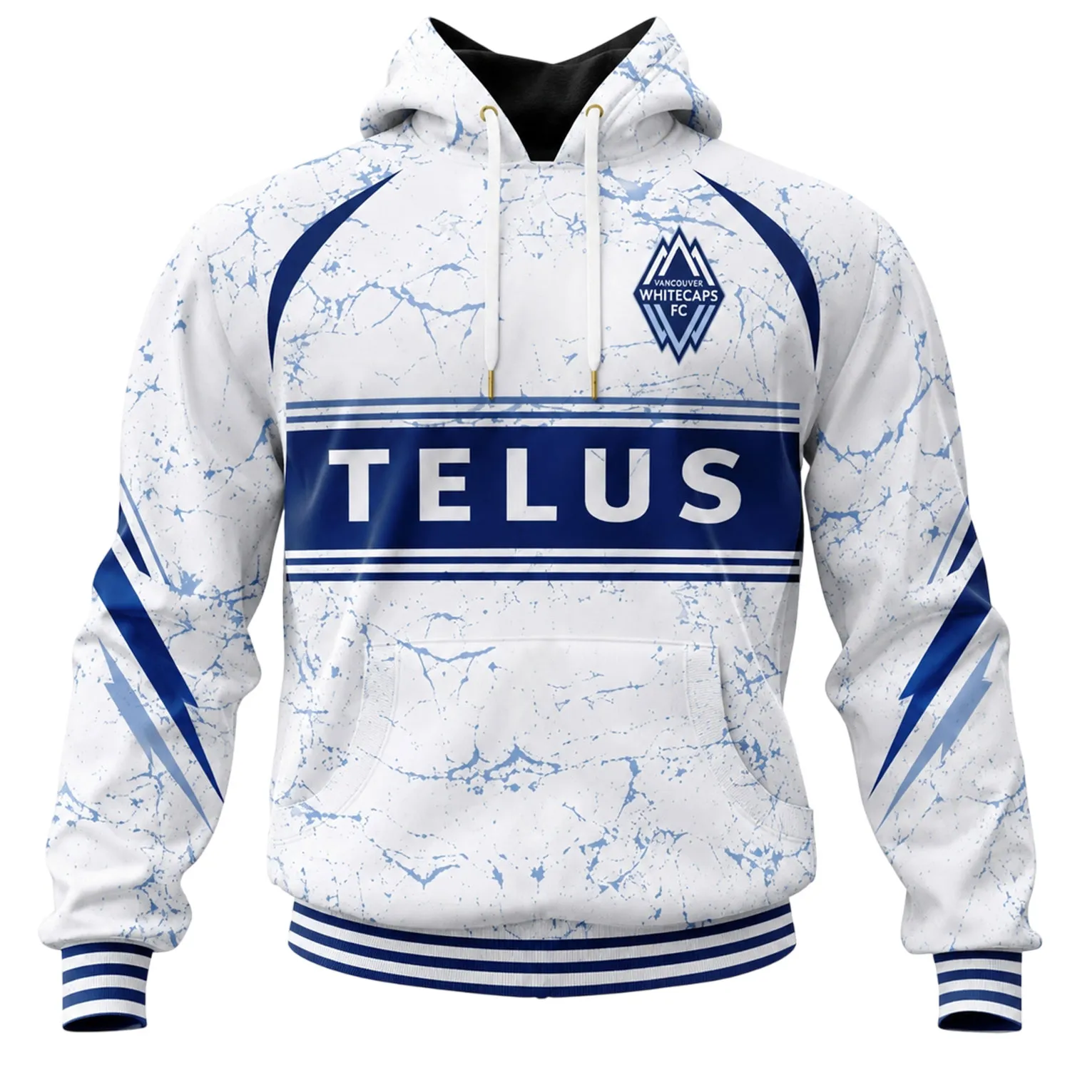 Vancouver Whitecaps Custom White Hoodie – Vibrant Fan Gear