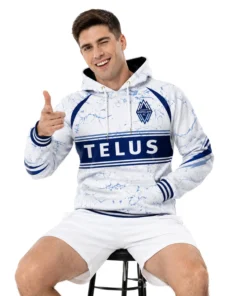 Vancouver Whitecaps Custom White Hoodie – Vibrant Fan Gear