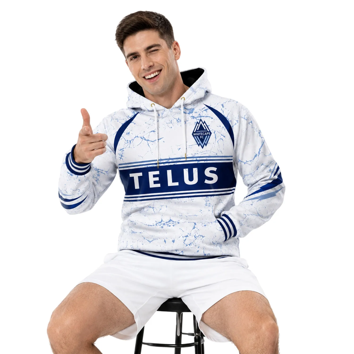 Vancouver Whitecaps Custom White Hoodie – Vibrant Fan Gear