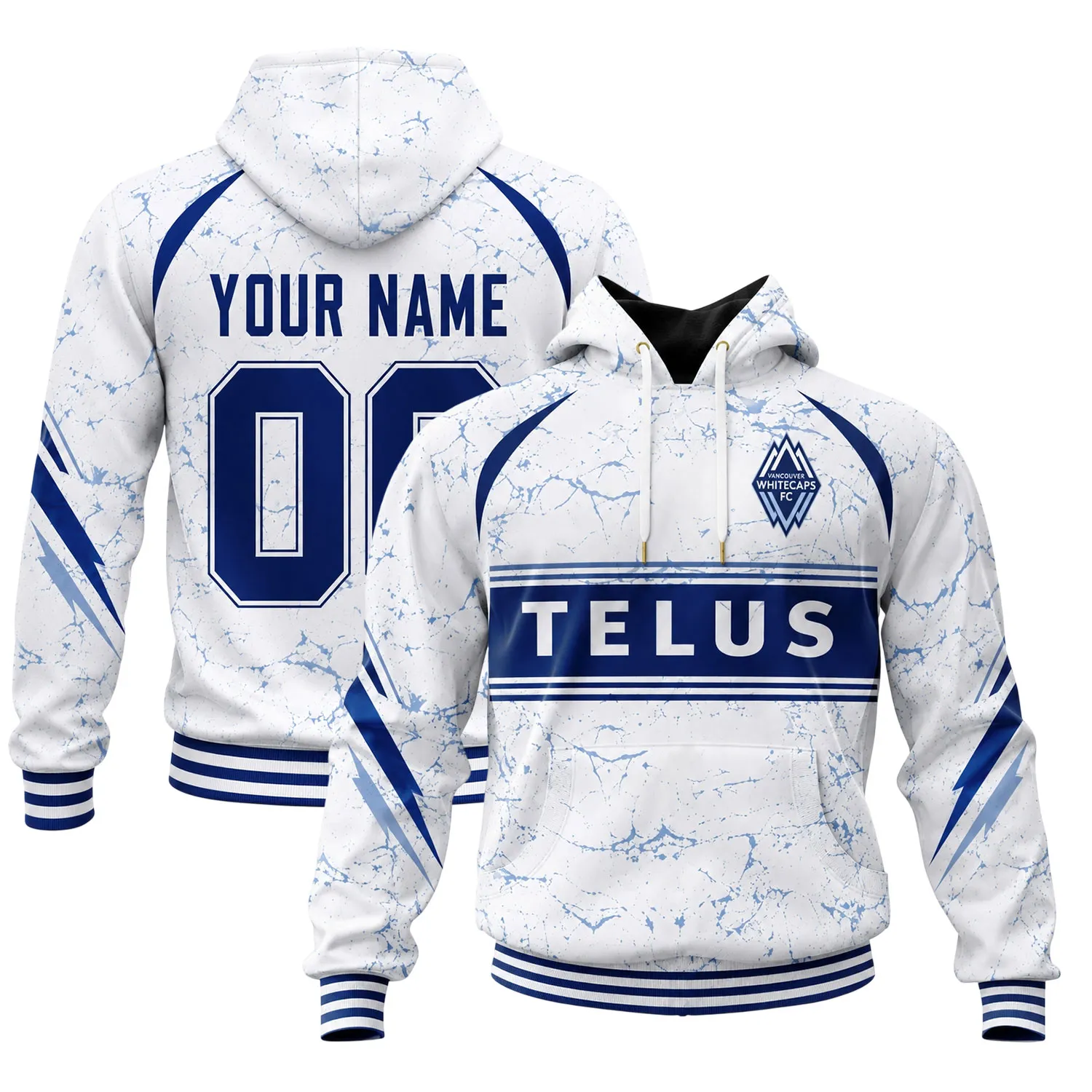 Vancouver Whitecaps Custom White Hoodie – Vibrant Fan Gear