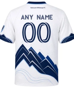 Vancouver Whitecaps FC Custom Jersey – White Navy Delightful Style