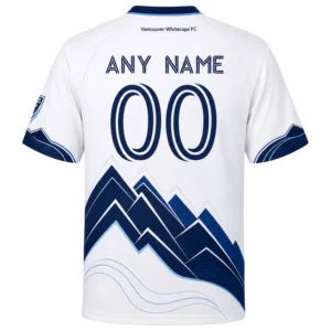 Vancouver Whitecaps FC Custom Jersey – White Navy Delightful Style