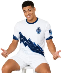 Vancouver Whitecaps FC Custom Jersey – White Navy Delightful Style
