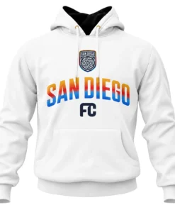 White San Diego Hoodie Ultimate Supporter Fleece Pullover