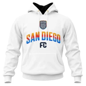 White San Diego Hoodie Ultimate Supporter Fleece Pullover