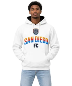 White San Diego Hoodie Ultimate Supporter Fleece Pullover