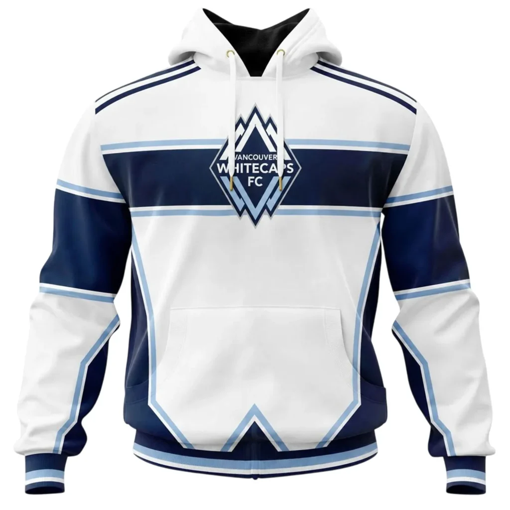Whitecaps FC Custom White Hoodie – Comfortable Fan Wear