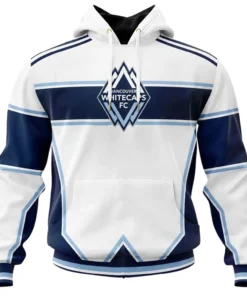Whitecaps FC Custom White Hoodie – Comfortable Fan Wear
