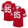 49ers George Kittle Jersey Powerful Scarlet Home Style