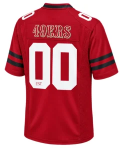 49ers Red Football Jersey Remarkable Classic Style