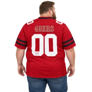 49ers Red Football Jersey Remarkable Classic Style