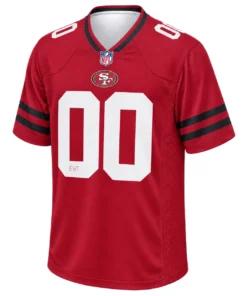 49ers Red Football Jersey Remarkable Classic Style