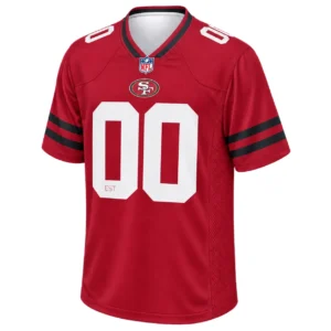 49ers Red Football Jersey Remarkable Classic Style