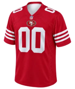 49ers Red Jersey Custom Powerful Classic Game Style