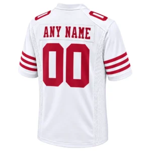 49ers White Football Jersey Remarkable Game Look
