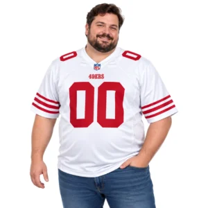 49ers White Football Jersey Remarkable Game Look