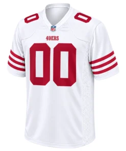 49ers White Football Jersey Remarkable Game Look