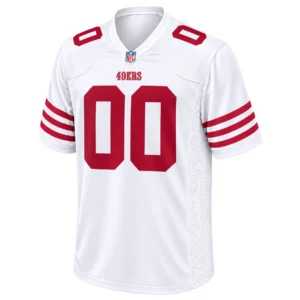 49ers White Football Jersey Remarkable Game Look