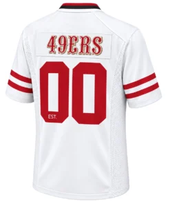 49ers White Jersey Custom Remarkable Game Style