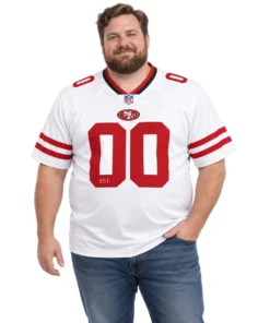 49ers White Jersey Custom Remarkable Game Style