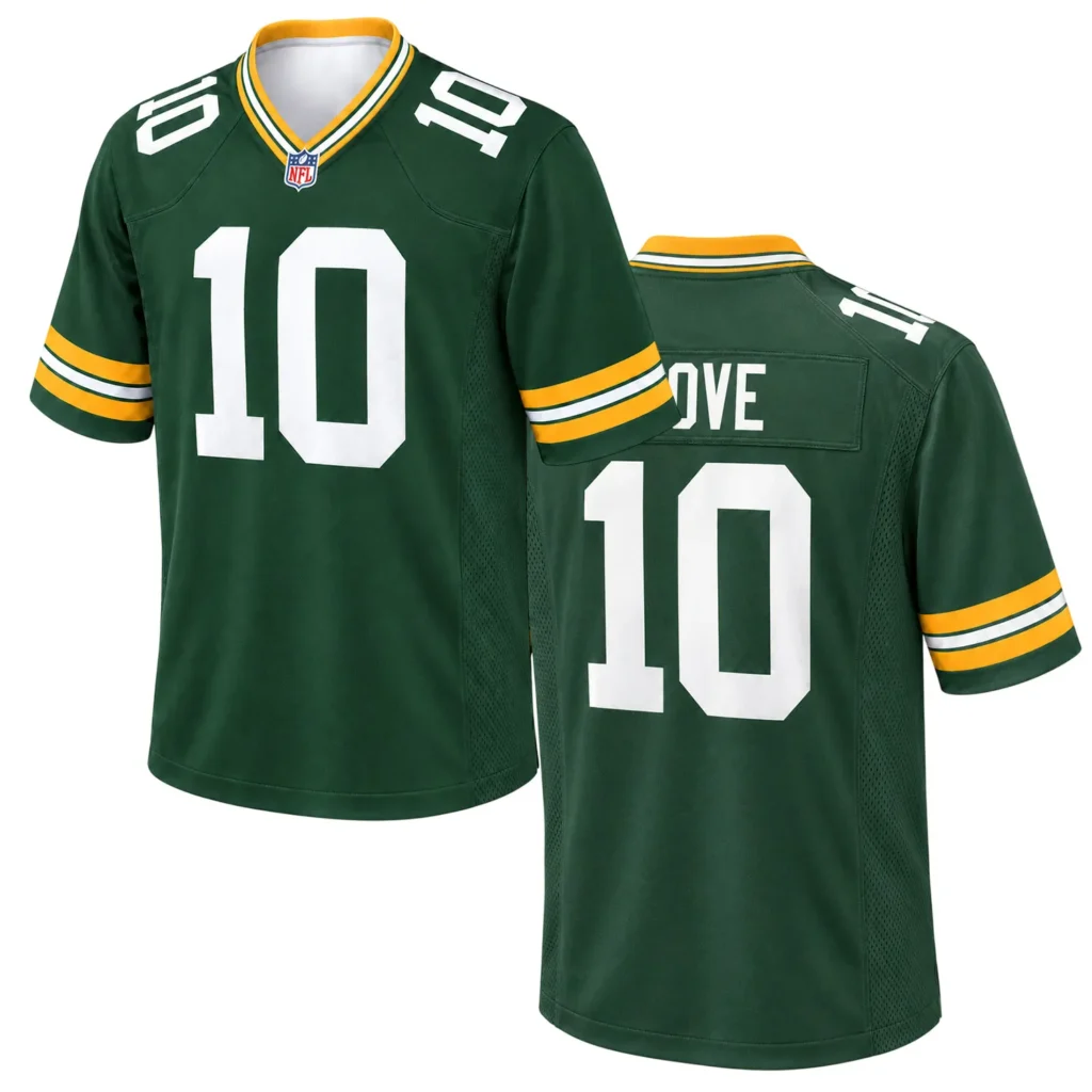 7XL Jordan Love Green Bay Packers Jersey Vibrant Fan Style