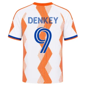 FC Cincinnati Away Jersey Kevin Denkey Vibrant Fan Shirt