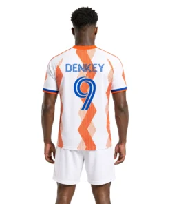FC Cincinnati Away Jersey Kevin Denkey Vibrant Fan Shirt