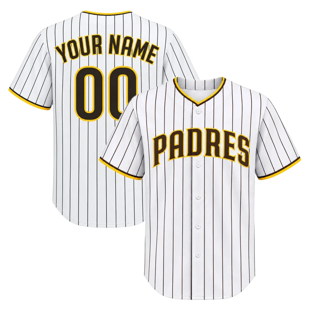 San Diego Padres Jersey 2026 Custom Player Vibrant White Home Baseball style