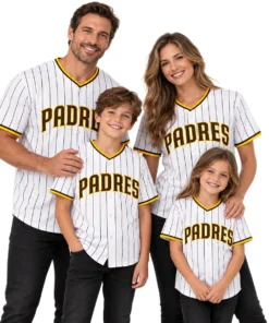 San Diego Padres Jersey 2026 Custom Player Vibrant White Home Baseball style
