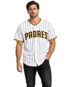 San Diego Padres Jersey 2026 Custom Player Vibrant White Home Baseball style