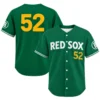 Wilyer Abreu Red Sox Green Jersey Bold Number