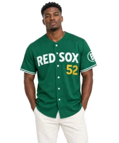 Wilyer Abreu Red Sox Green Jersey Bold Number