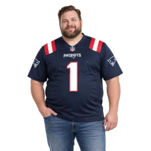 AJ Brown Patriots Jersey Bold Navy Gameday