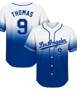 Alek Thomas LA Dodgers Jersey - Bold Name & Number