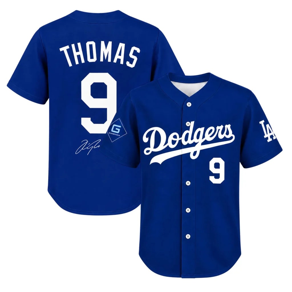 Alek Thomas Signature Blue Jersey Powerful Fan Style