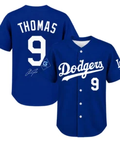 Alek Thomas Signature Blue Jersey Powerful Fan Style
