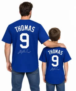 Alek Thomas Signature Blue Jersey Powerful Fan Style