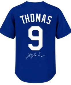 Alek Thomas Signature Blue Jersey Powerful Fan Style