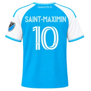 Allan Saint-Maximin Blue Jersey Vibrant Custom Charlotte FC Player 2026