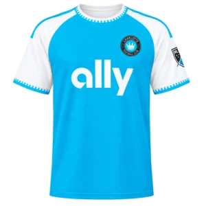 Allan Saint-Maximin Blue Jersey Vibrant Custom Charlotte FC Player 2026