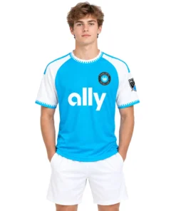 Allan Saint-Maximin Blue Jersey Vibrant Custom Charlotte FC Player 2026