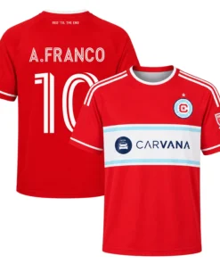 Andre Franco Chicago Fire Red Jersey Legendary Team Sports