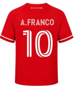 Andre Franco Chicago Fire Red Jersey Legendary Team Sports