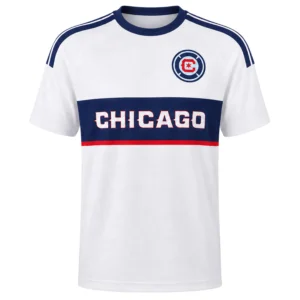 Andre Franco Chicago Fire White Jersey with Dazzling Fan Apparel