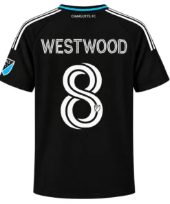 Ashley Westwood Black Jersey Special Custom Charlotte FC Player 2026