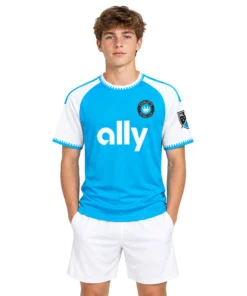 Ashley Westwood Blue Jersey Vibrant Custom Charlotte FC Player 2026