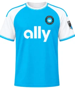 Ashley Westwood Blue Jersey Vibrant Custom Charlotte FC Player 2026
