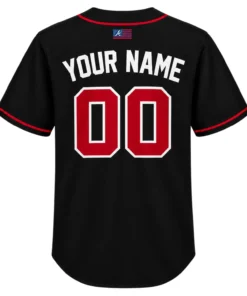 Atlanta Braves Black Jersey Dynamic Fan Style